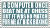 stamp: kickboxing match
